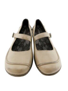 ORTHAHEEL Taupe Grey Mary Jane Flats 11